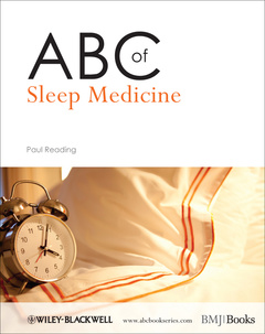 Couverture de l’ouvrage ABC of Sleep Medicine