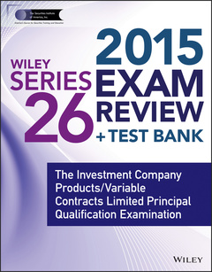 Cover of the book Wiley Series 26 Exam Review 2015 + Test Bank
