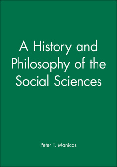 Cover of the book A History and Philosophy of the Social Sciences
