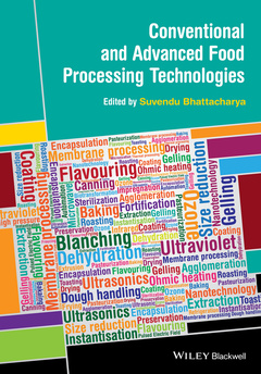 Couverture de l’ouvrage Conventional and Advanced Food Processing Technologies