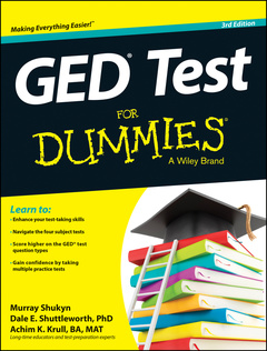 Couverture de l’ouvrage GED Test For Dummies