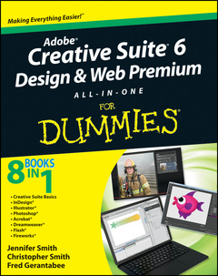 Couverture de l’ouvrage Adobe Creative Suite 6 Design and Web Premium All-in-One For Dummies