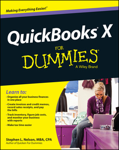 Couverture de l’ouvrage QuickBooks X For Dummies