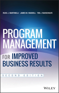 Couverture de l’ouvrage Program Management for Improved Business Results