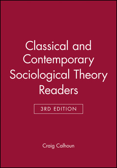 Cover of the book Classical and Contemporary Sociological Theory Readers