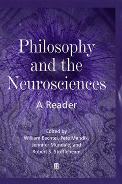 Couverture de l’ouvrage Philosophy and the Neurosciences