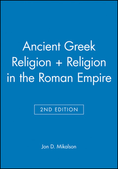 Couverture de l’ouvrage Ancient Greek Religion 2e + Religion in the Roman Empire