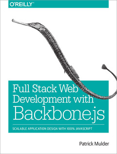 Couverture de l’ouvrage Full Stack Web Development with Backbone.js
