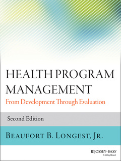 Couverture de l’ouvrage Health Program Management