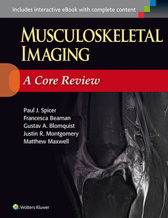 Couverture de l’ouvrage Musculoskeletal Imaging: A Core Review