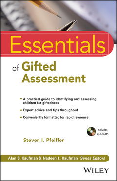 Couverture de l’ouvrage Essentials of Gifted Assessment