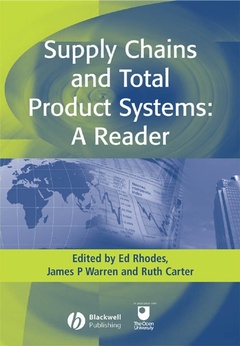 Couverture de l’ouvrage Supply Chains and Total Product Systems