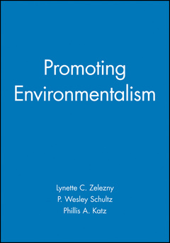 Couverture de l’ouvrage Promoting Environmentalism