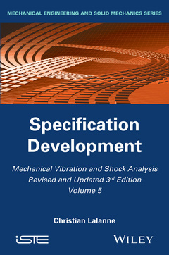 Cover of the book Mechanical Vibration and Shock Analysis, Specification Development