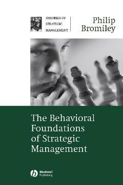 Cover of the book The Behavioral Foundations of Strategic Management