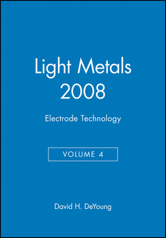 Couverture de l’ouvrage Light Metals 2008