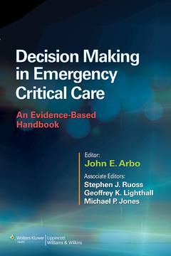 Cover of the book Decision Making in Emergency Critical Care
