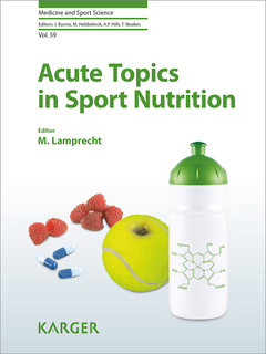 Couverture de l’ouvrage Acute Topics in Sport Nutrition