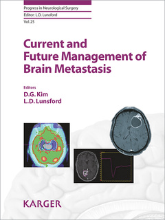 Couverture de l’ouvrage Current and Future Management of Brain Metastasis