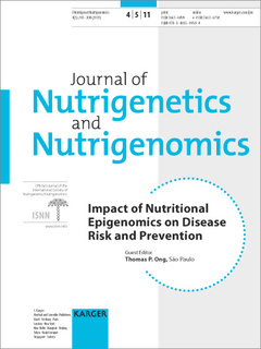 Couverture de l’ouvrage Impact of Nutritional Epigenomics on Disease Risk and Prevention
