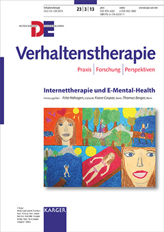 Couverture de l’ouvrage Internettherapie und E-Mental-Health