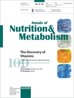 Couverture de l’ouvrage The Discovery of Vitamins: 100th Anniversary Special Issue