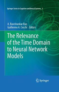 Couverture de l’ouvrage The Relevance of the Time Domain to Neural Network Models