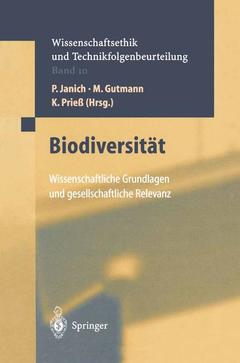 Couverture de l’ouvrage Biodiversität