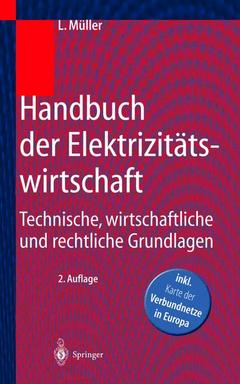 Couverture de l’ouvrage Handbuch der Elektrizitätswirtschaft