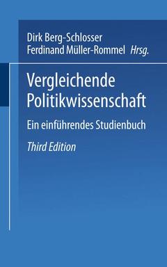 Couverture de l’ouvrage Vergleichende Politikwissenschaft