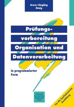 Couverture de l’ouvrage Prüfungsvorbereitung Organisation und Datenverarbeitung