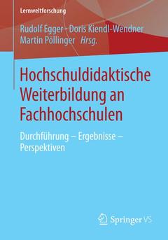 Cover of the book Hochschuldidaktische Weiterbildung an Fachhochschulen
