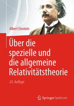 Couverture de l’ouvrage Über die spezielle und die allgemeine Relativitätstheorie