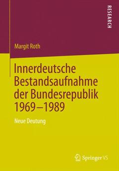 Couverture de l’ouvrage Innerdeutsche Bestandsaufnahme der Bundesrepublik 1969-1989