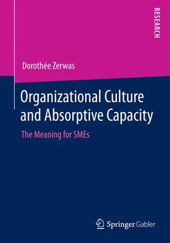 Cover of the book Organizational Culture and Absorptive Capacity