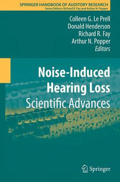 Couverture de l’ouvrage Noise-Induced Hearing Loss