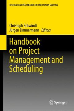 Couverture de l’ouvrage Handbook on Project Management and Scheduling 1 & 2