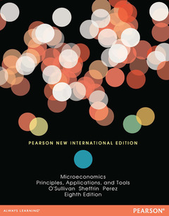 Cover of the book Microeconomics: Principles, Applications, and Tools
