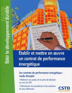 Cover of the book Etablir et mettre en oeuvre un contrat de performance énergétique