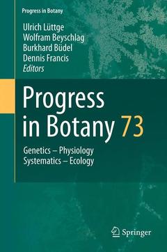Couverture de l’ouvrage Progress in Botany Vol. 73