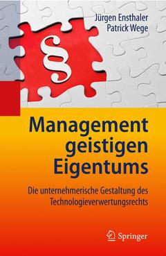 Couverture de l’ouvrage Management geistigen Eigentums