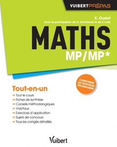 Couverture de l’ouvrage Maths MP/MP*