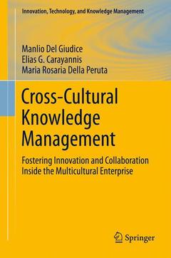 Couverture de l’ouvrage Cross-Cultural Knowledge Management