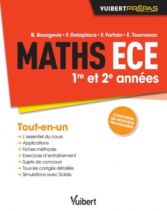 Cover of the book Mathématiques ECE - 1re et 2e années - Tout-en-un