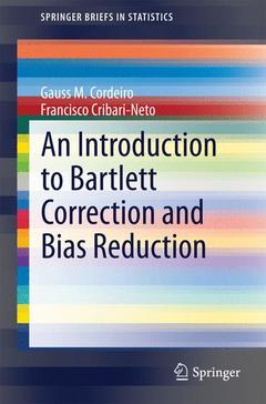 Couverture de l’ouvrage An Introduction to Bartlett Correction and Bias Reduction