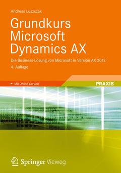 Couverture de l’ouvrage Grundkurs Microsoft Dynamics AX