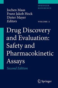 Couverture de l’ouvrage Drug Discovery and Evaluation: Safety and Pharmacokinetic Assays