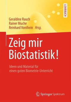 Couverture de l’ouvrage Zeig mir Biostatistik!