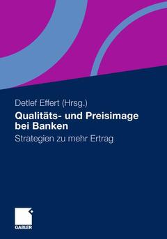 Cover of the book Qualitäts- und Preisimage bei Banken