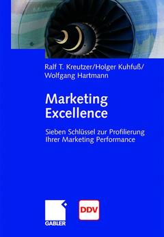 Couverture de l’ouvrage Marketing Excellence